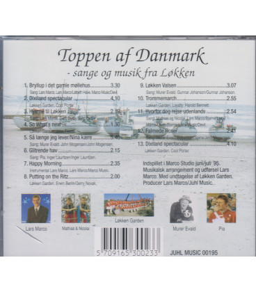 Toppen af Danmark - Sange og musik fra Løkken - CD - BRUGT