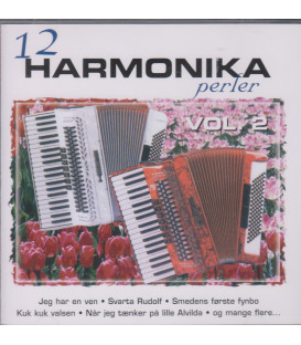 12 HARMONIKAPERLER VOL. 2 - CD - BRUGT