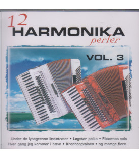 12 HARMONIKAPERLER VOL. 3 - CD - BRUGT