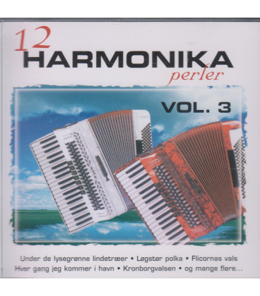 12 HARMONIKAPERLER VOL. 3 - CD - BRUGT