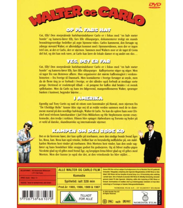 Walter og Carlo: Alle fars 4 film - 4 DVD - BRUGT