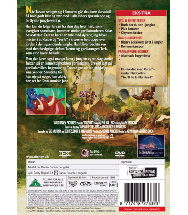 Tarzan (Walt Disney) - DVD - BRUGT