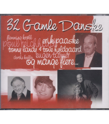 32 gamle danske - 2 CD - BRUGT