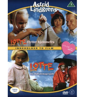 Astrid Lindgren - Lotte Flytter Hjemmefra / Lotte Fra Ballademagergade - 2 DVD - BRUGT