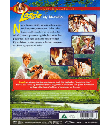 Lassie og pumaen - DVD - BRUGT