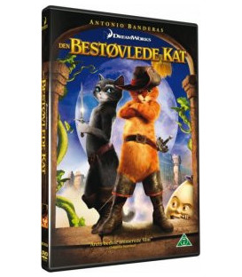 Den Bestøvlede Kat (Puss In Boots) - DVD - BRUGT