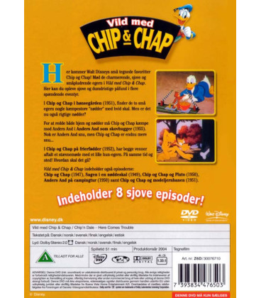 Chip & Chap - Vild med Chip & Chap - Disney - DVD - BRUGT