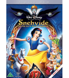Snehvide og de syv små dværge (Walt Disney) - 2 DVD - BRUGT