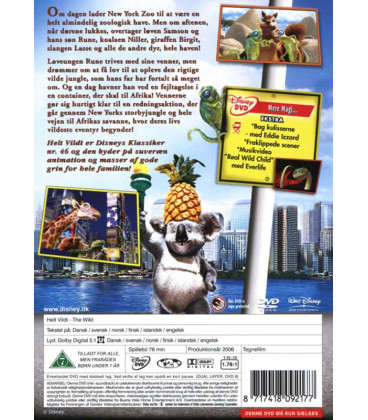 Helt vildt (Walt Disney) - DVD - BRUGT