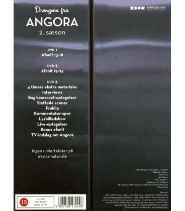 Drengene fra Angora: 2. sæson - 3 DVD - BRUGT