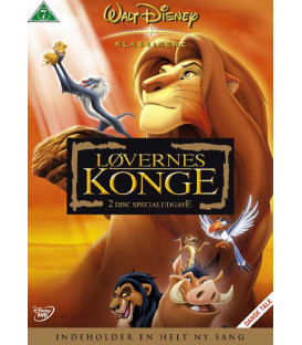 Løvernes konge Disney - 2 DVD - BRUGT