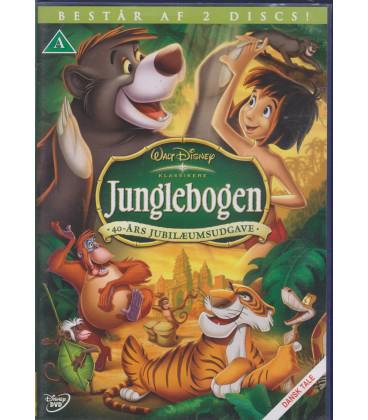 Junglebogen - Disney Klassiker - 2 DVD - BRUGT