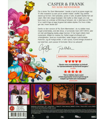 Casper & Frank: Nu som mennesker - DVD - BRUGT
