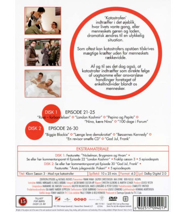 Klovn: 3. sæson - mod nye katastrofer - 2 DVD - BRUGT