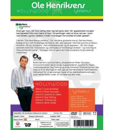 Ole Henriksens Lykkekur + Hollywood - 2 DVD- NY