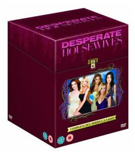 Desperate Housewives: Komplet boks - Season 1 - 2 - 3 og 4 - 19 DVD - BRUGT