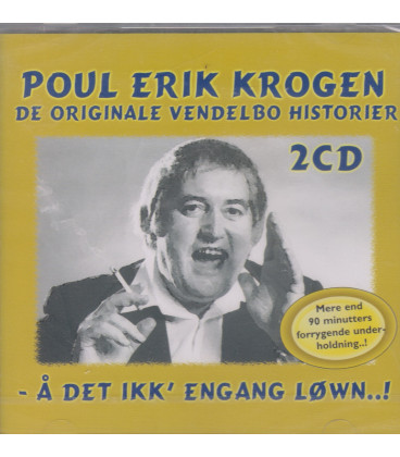 POUL ERIK KROGEN DE ORIGINALE VENDELBO HISTORIER 2 CD - GUL - 2 CD - BRUGT