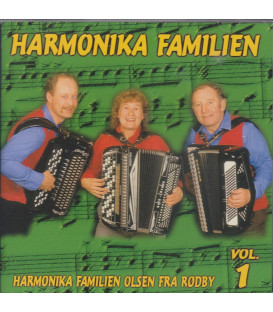 Harmonika Familien vol. 1 - CD - BRUGT