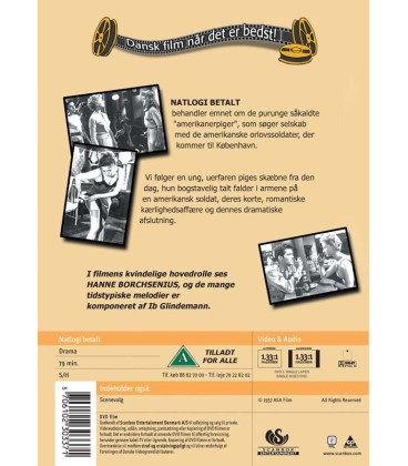 Natlogi Betalt - DVD - BRUGT
