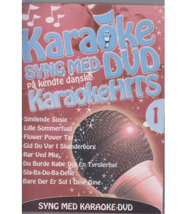 Karaoke: Danske Hits 1 - DVD - BRUGT