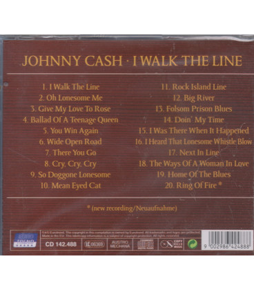 Johnny Cash - I walk the line - CD - NY