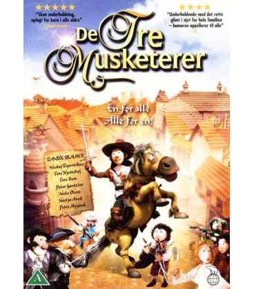 De Tre Musketerer (Dukkefilm) - DVD - BRUGT