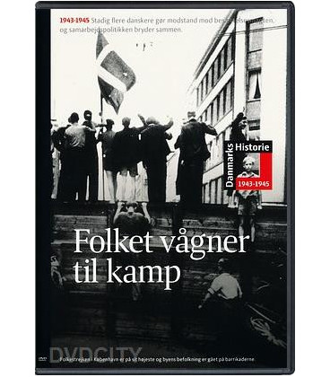 Danmarks Historie 6: 1943-1945 Folket Vågner Til Kamp - DVD - BRUGT