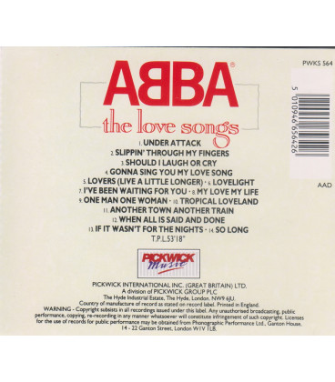 Abba - The Love Songs - CD - BRUGT