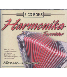 Harmonika favoritter - 3 CD - BRUGT