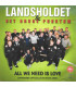 Landsholdet & Det Brune Punktum – All We Need Is Love - CD - BRUGT