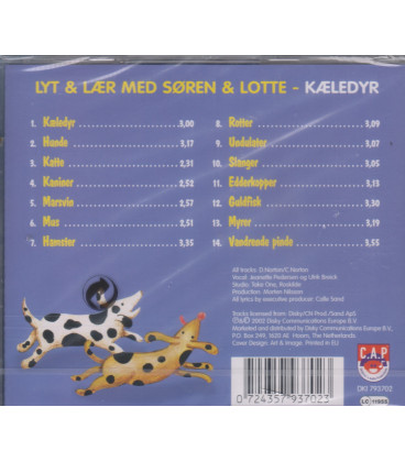 Søren & Lotte - Kæledyr - CD - NY