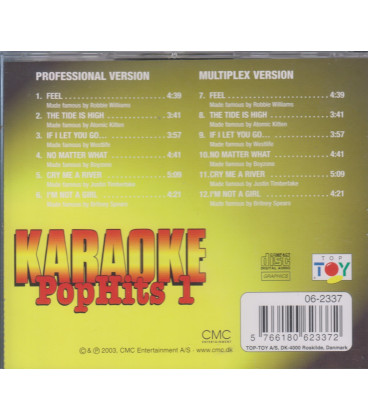 Karaoke - PopHits 1 - CD - BRUGT