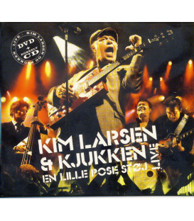 Kim Larsen & Kjukken – En Lille Pose Støj Live - 2 CD - 1 DVD - BRUGT