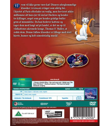 Aristocats - Disney - DVD - BRUGT