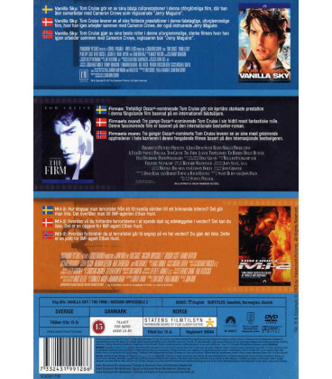 Tom Cruise Collection (3 film) - 3 DVD - BRUGT