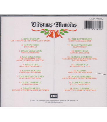 Christmas Memories - CD - BRUGT