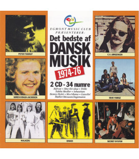 Det Bedste Af Dansk Musik 1974-76 - 2 CD - BRUGT
