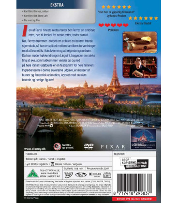 Ratatouille - Disney - DVD - BRUGT
