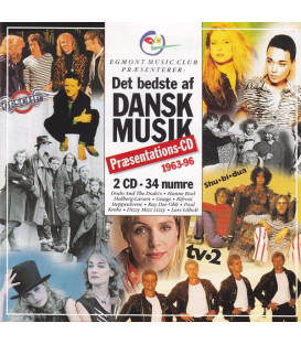 Det Bedste Af Dansk Musik Præsentations-CD 1963-96 - 2 CD - BRUGT