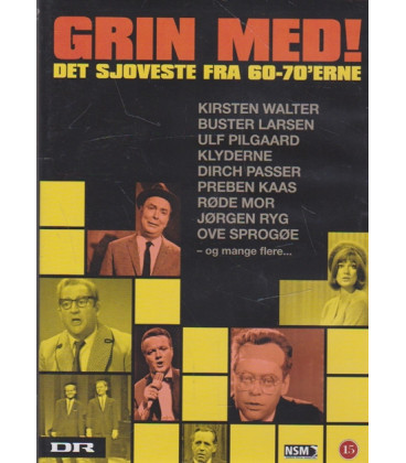Grin Med: Det Sjoveste Fra 60-70erne - 2 DVD - BRUGT