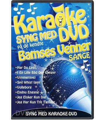 Karaoke -  Syng med på kendte Bamses Venner sange - DVD - BRUGT