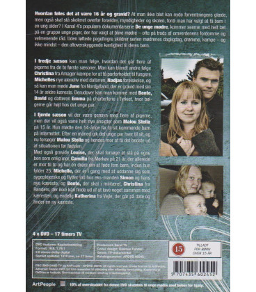 De Unge Mødre: Sæson 3 + 4 - 4 DVD - BRUGT