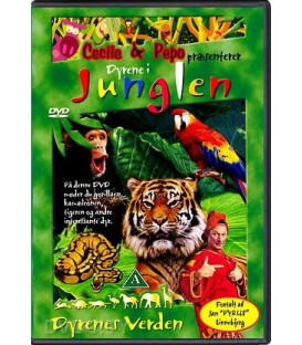 Cecile og Pepo - Dyrene i Junglen - DVD - BRUGT