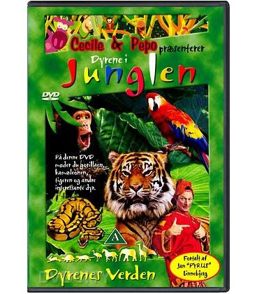 Cecile og Pepo - Dyrene i Junglen - DVD - BRUGT