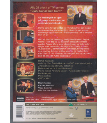 DE NATTERGALE - CWC CANAL WILD CARD - 10 ÅRS JUBILÆUMSUDGAVE - DVD 1-2 - BRUGT