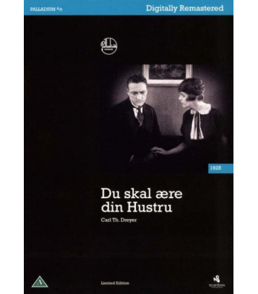 Du Skal Ære Din Hustru - Carl Th. Dreyer - 1925 - DVD - BRUGT