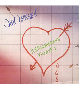 JAN LARSEN  KÆRLIGHEDENS VILLAVEJ - CD - BRUGT
