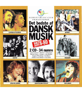 Det Bedste Af Dansk Musik 1978-80 - 2 CD - BRUGT