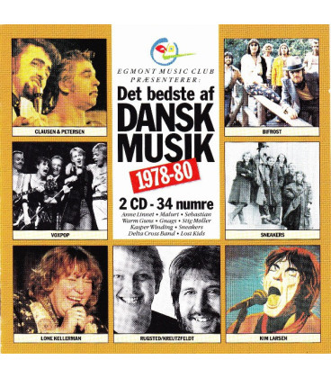 Det Bedste Af Dansk Musik 1978-80 - 2 CD - BRUGT