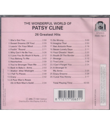 Patsy Cline - The wonderful world of.. - CD - BRUGT
